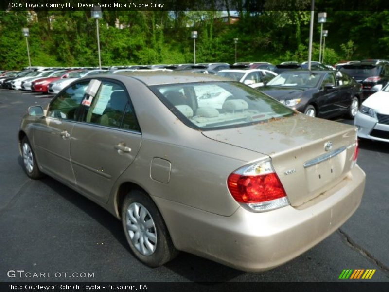 Desert Sand Mica / Stone Gray 2006 Toyota Camry LE