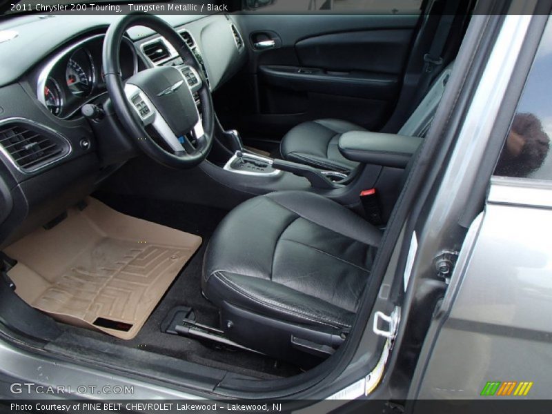 Tungsten Metallic / Black 2011 Chrysler 200 Touring