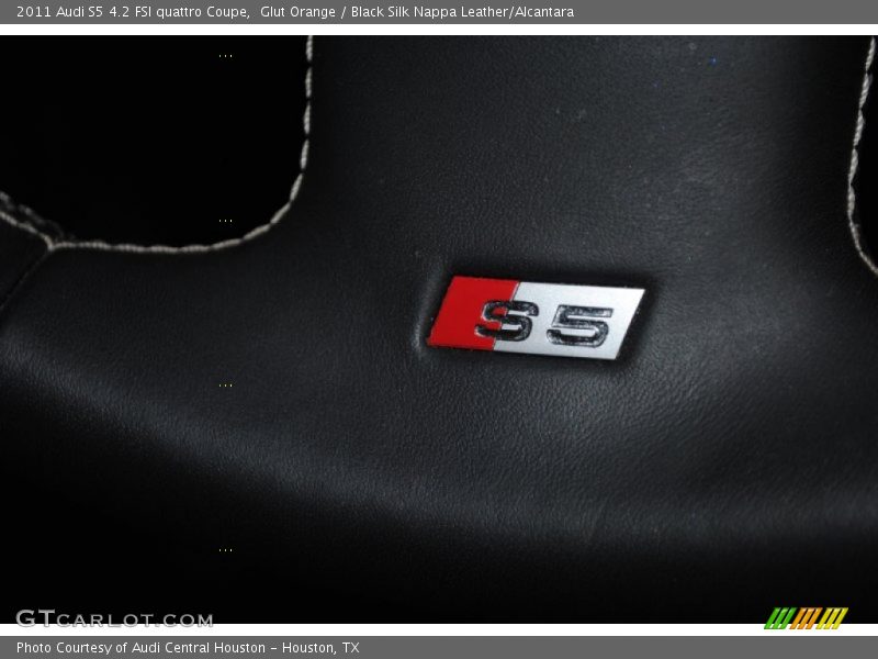 Glut Orange / Black Silk Nappa Leather/Alcantara 2011 Audi S5 4.2 FSI quattro Coupe