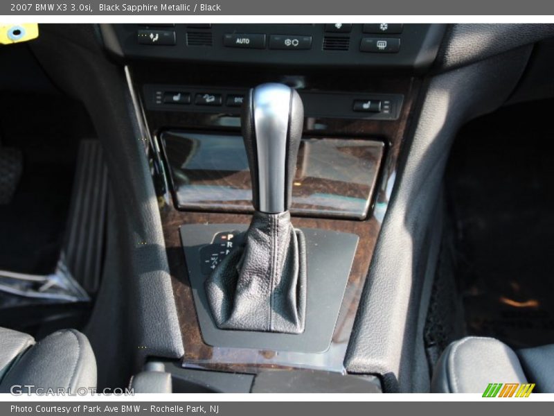 Black Sapphire Metallic / Black 2007 BMW X3 3.0si