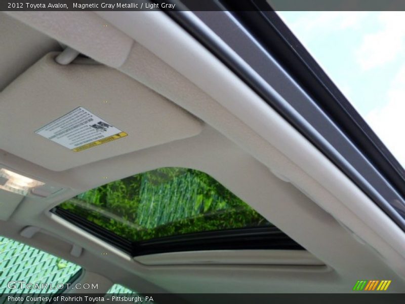 Magnetic Gray Metallic / Light Gray 2012 Toyota Avalon