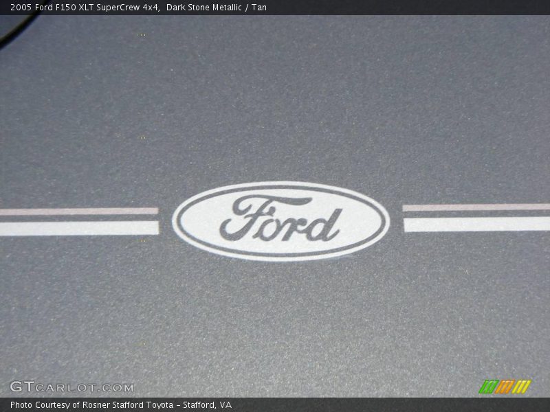 Dark Stone Metallic / Tan 2005 Ford F150 XLT SuperCrew 4x4