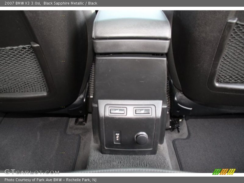 Black Sapphire Metallic / Black 2007 BMW X3 3.0si