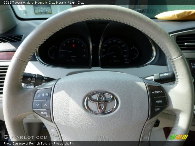Magnetic Gray Metallic / Light Gray 2012 Toyota Avalon
