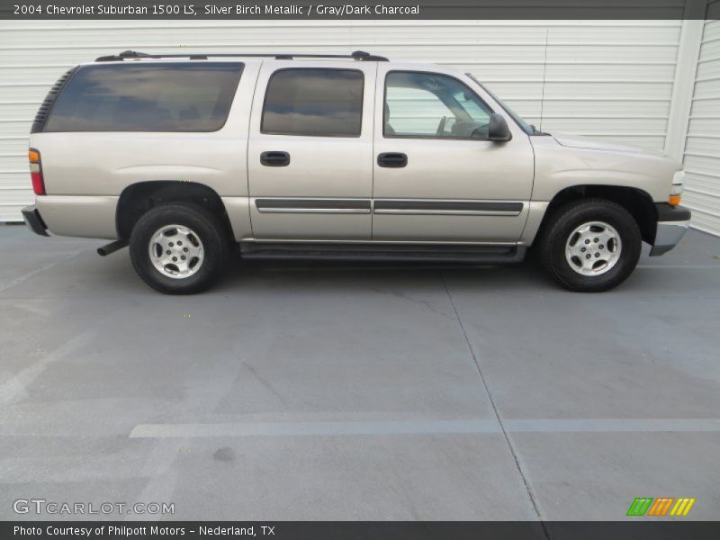 Silver Birch Metallic / Gray/Dark Charcoal 2004 Chevrolet Suburban 1500 LS