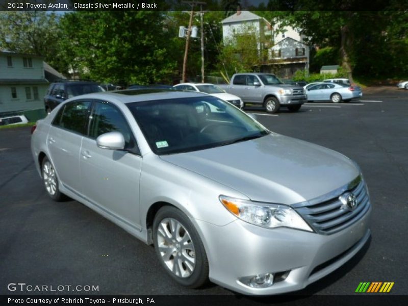 Classic Silver Metallic / Black 2012 Toyota Avalon