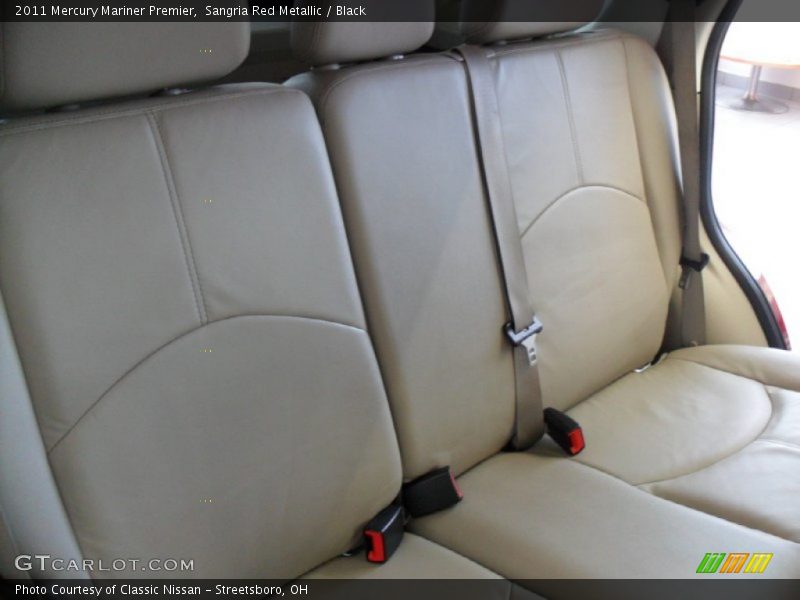 Sangria Red Metallic / Black 2011 Mercury Mariner Premier
