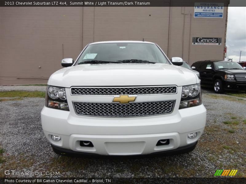Summit White / Light Titanium/Dark Titanium 2013 Chevrolet Suburban LTZ 4x4