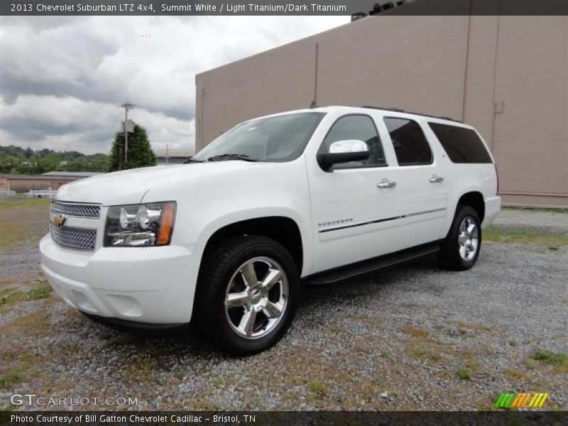 Summit White / Light Titanium/Dark Titanium 2013 Chevrolet Suburban LTZ 4x4