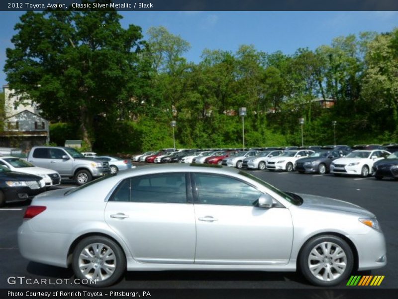 Classic Silver Metallic / Black 2012 Toyota Avalon
