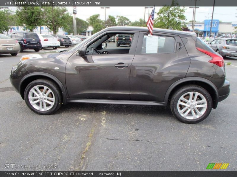 Metallic Bronze / Black/Silver Trim 2013 Nissan Juke S