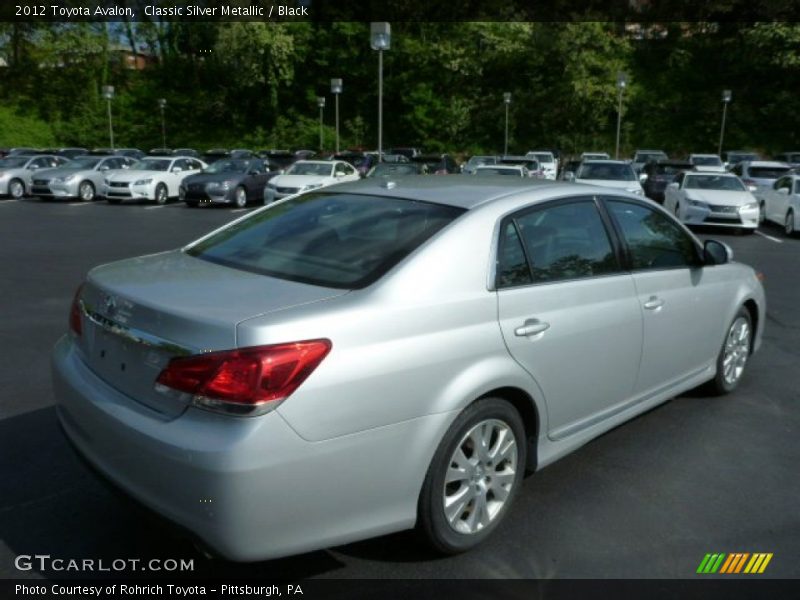Classic Silver Metallic / Black 2012 Toyota Avalon
