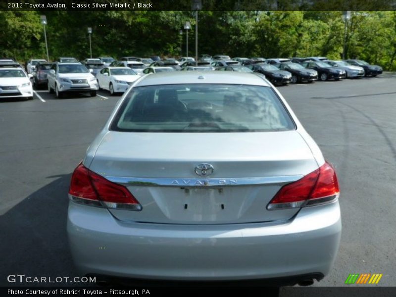 Classic Silver Metallic / Black 2012 Toyota Avalon
