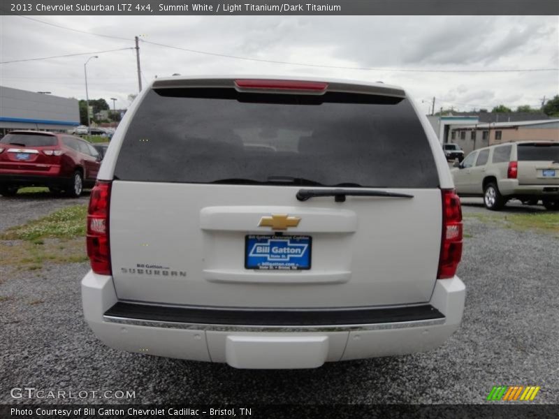 Summit White / Light Titanium/Dark Titanium 2013 Chevrolet Suburban LTZ 4x4