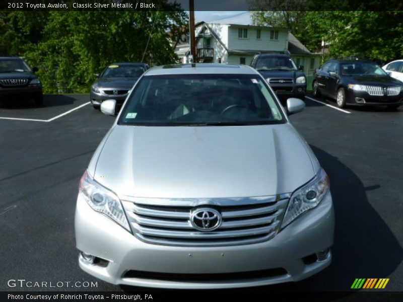 Classic Silver Metallic / Black 2012 Toyota Avalon
