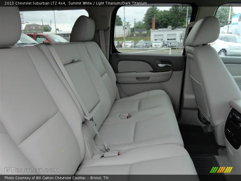 Summit White / Light Titanium/Dark Titanium 2013 Chevrolet Suburban LTZ 4x4