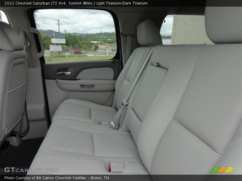 Summit White / Light Titanium/Dark Titanium 2013 Chevrolet Suburban LTZ 4x4