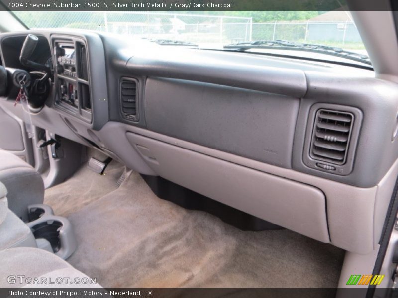 Silver Birch Metallic / Gray/Dark Charcoal 2004 Chevrolet Suburban 1500 LS