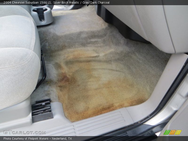 Silver Birch Metallic / Gray/Dark Charcoal 2004 Chevrolet Suburban 1500 LS