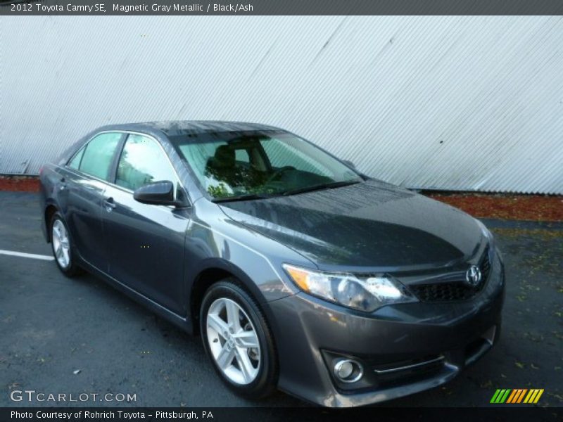 Magnetic Gray Metallic / Black/Ash 2012 Toyota Camry SE