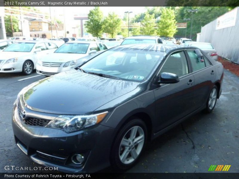 Magnetic Gray Metallic / Black/Ash 2012 Toyota Camry SE