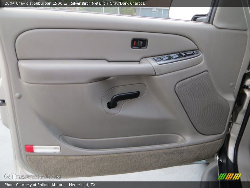 Silver Birch Metallic / Gray/Dark Charcoal 2004 Chevrolet Suburban 1500 LS
