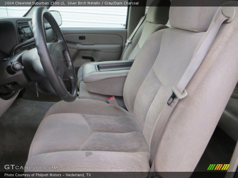 Silver Birch Metallic / Gray/Dark Charcoal 2004 Chevrolet Suburban 1500 LS
