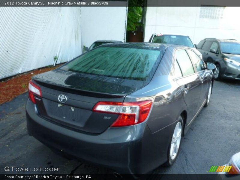 Magnetic Gray Metallic / Black/Ash 2012 Toyota Camry SE