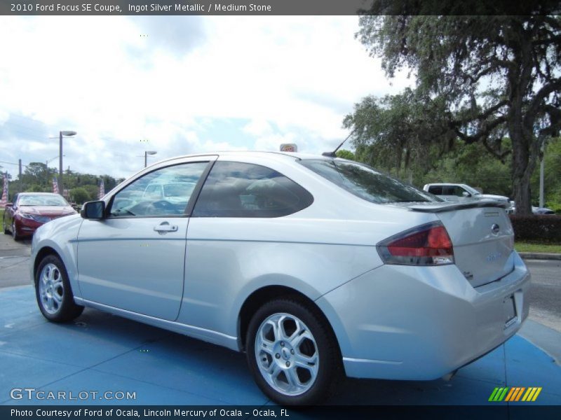 Ingot Silver Metallic / Medium Stone 2010 Ford Focus SE Coupe