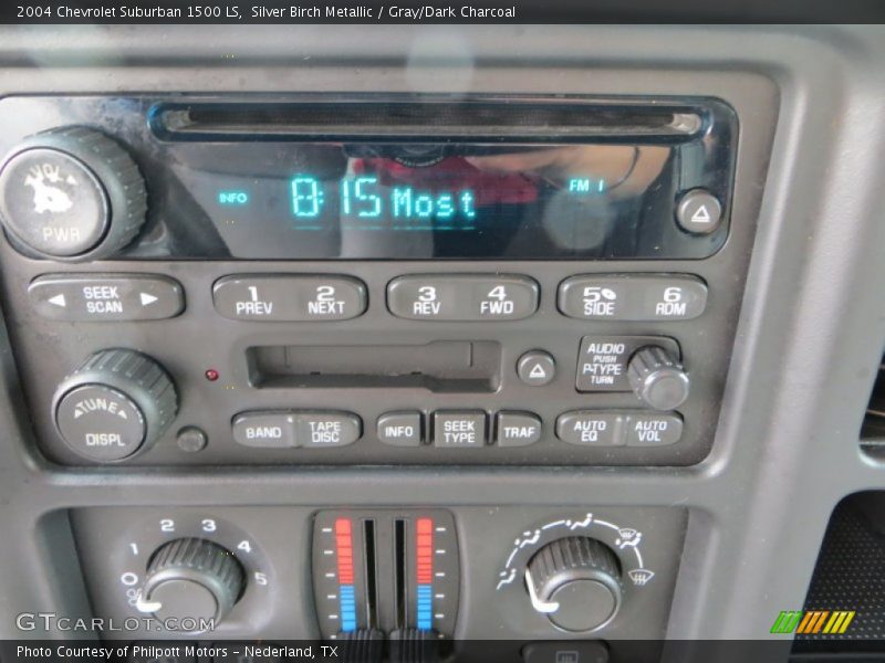 Silver Birch Metallic / Gray/Dark Charcoal 2004 Chevrolet Suburban 1500 LS