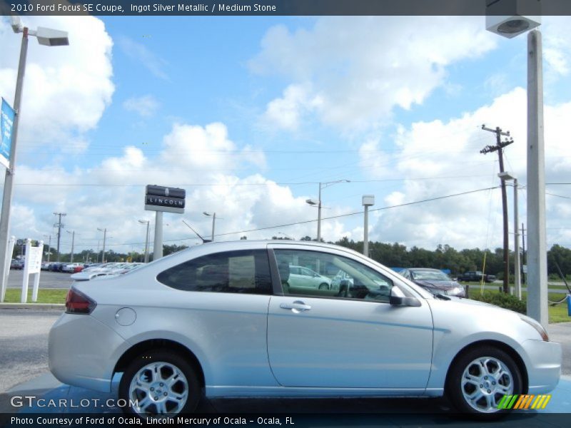 Ingot Silver Metallic / Medium Stone 2010 Ford Focus SE Coupe