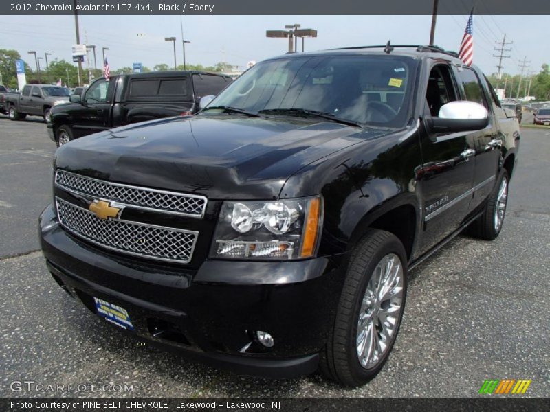 Black / Ebony 2012 Chevrolet Avalanche LTZ 4x4