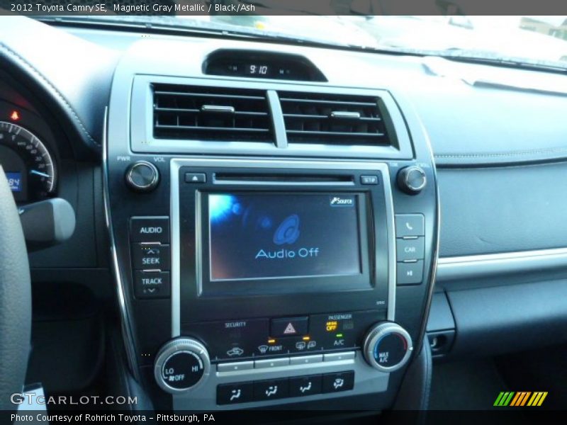Magnetic Gray Metallic / Black/Ash 2012 Toyota Camry SE