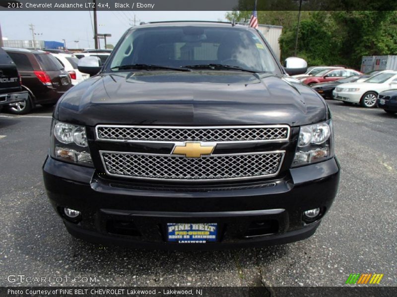 Black / Ebony 2012 Chevrolet Avalanche LTZ 4x4