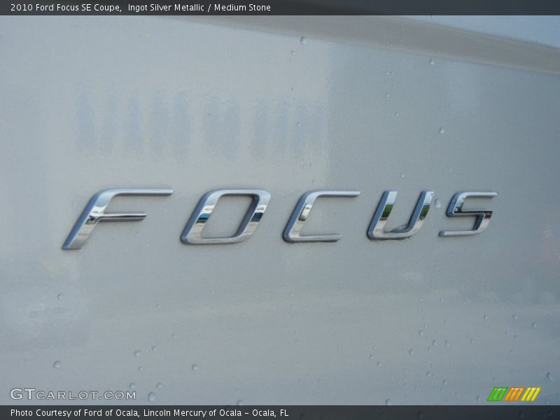 Ingot Silver Metallic / Medium Stone 2010 Ford Focus SE Coupe