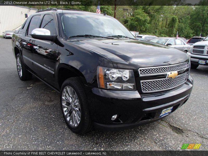 Black / Ebony 2012 Chevrolet Avalanche LTZ 4x4