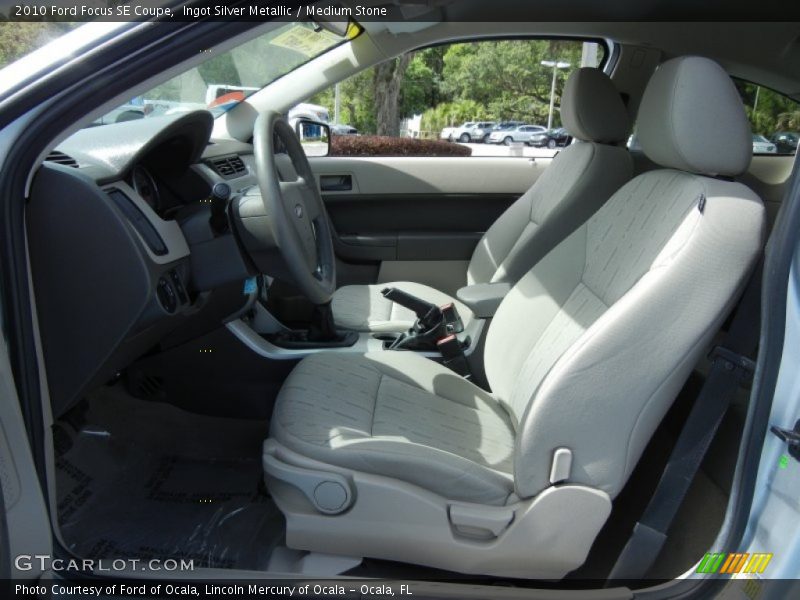  2010 Focus SE Coupe Medium Stone Interior