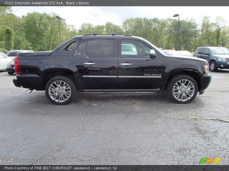 Black / Ebony 2012 Chevrolet Avalanche LTZ 4x4