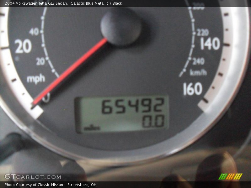Galactic Blue Metallic / Black 2004 Volkswagen Jetta GLS Sedan