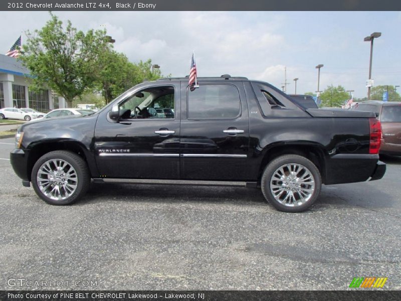 Black / Ebony 2012 Chevrolet Avalanche LTZ 4x4