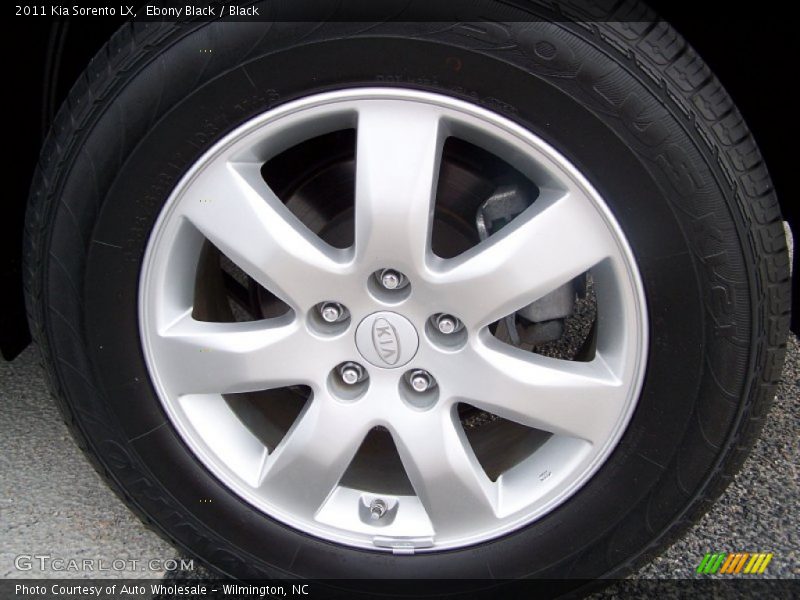 Ebony Black / Black 2011 Kia Sorento LX