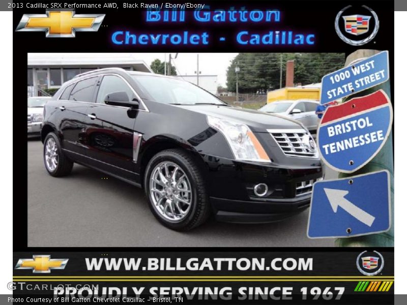 Black Raven / Ebony/Ebony 2013 Cadillac SRX Performance AWD
