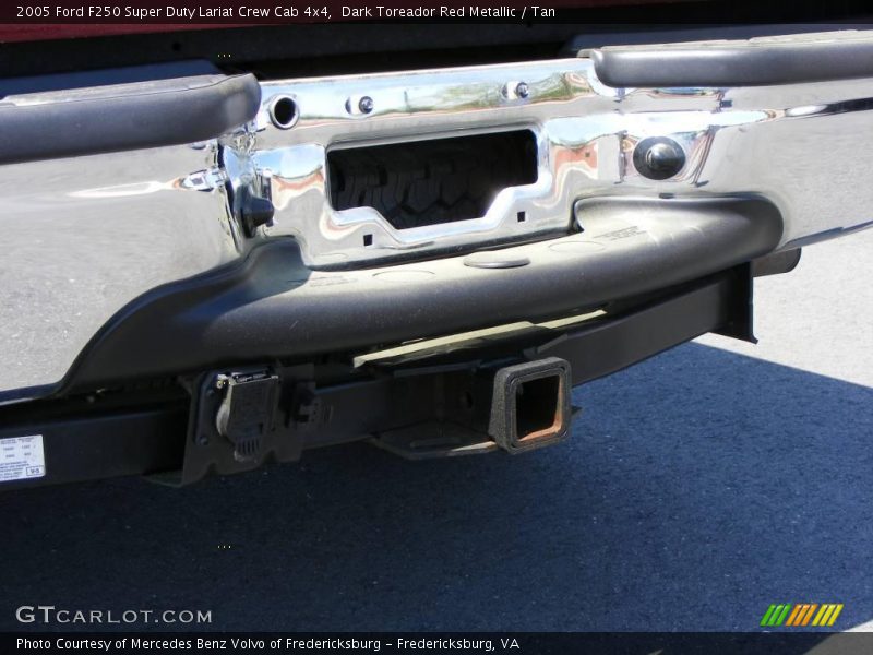 Dark Toreador Red Metallic / Tan 2005 Ford F250 Super Duty Lariat Crew Cab 4x4