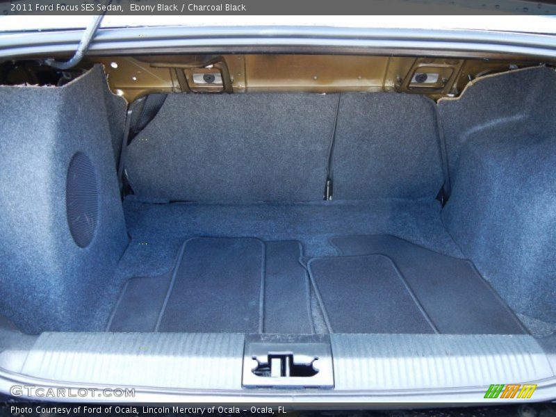 Ebony Black / Charcoal Black 2011 Ford Focus SES Sedan