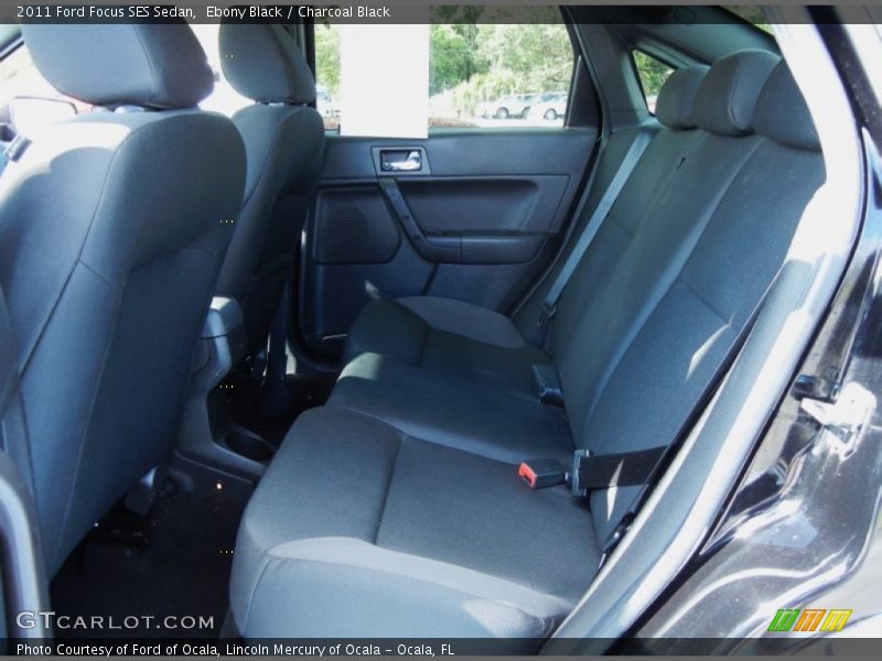 Ebony Black / Charcoal Black 2011 Ford Focus SES Sedan