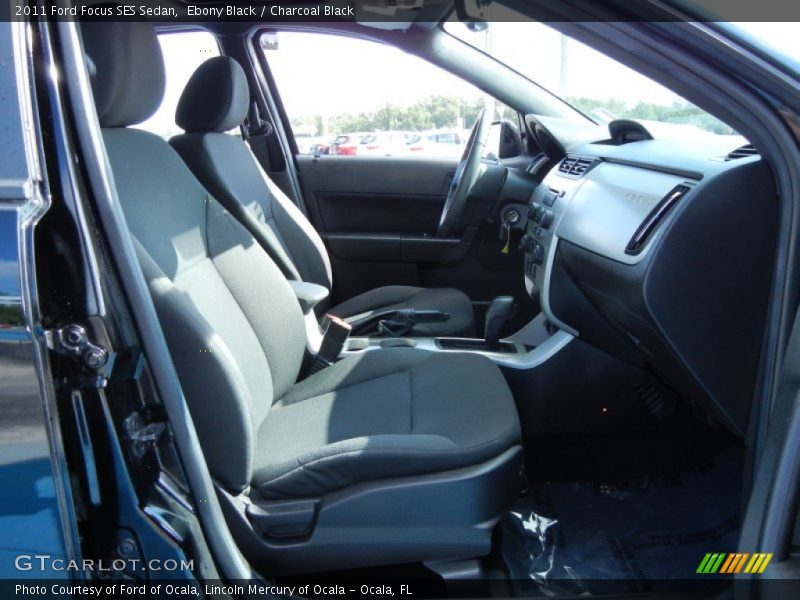 Ebony Black / Charcoal Black 2011 Ford Focus SES Sedan