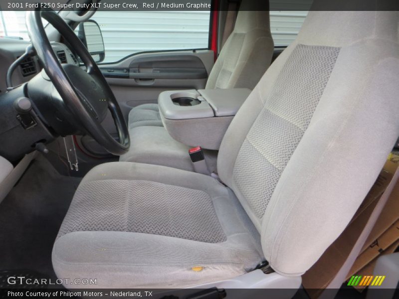  2001 F250 Super Duty XLT Super Crew Medium Graphite Interior