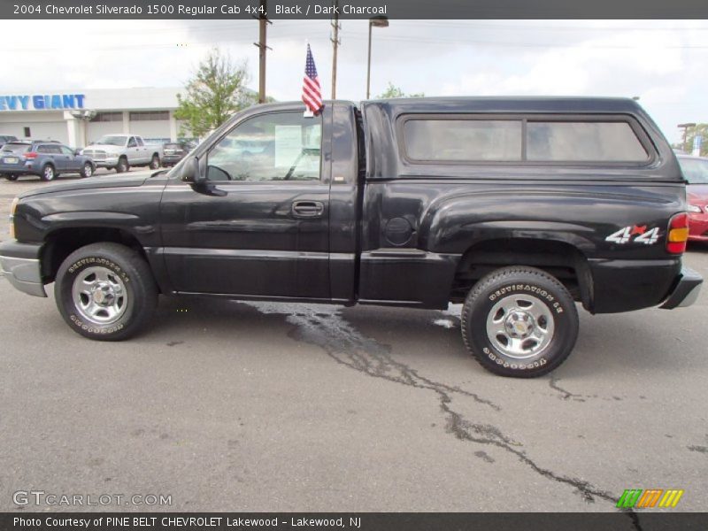 Black / Dark Charcoal 2004 Chevrolet Silverado 1500 Regular Cab 4x4