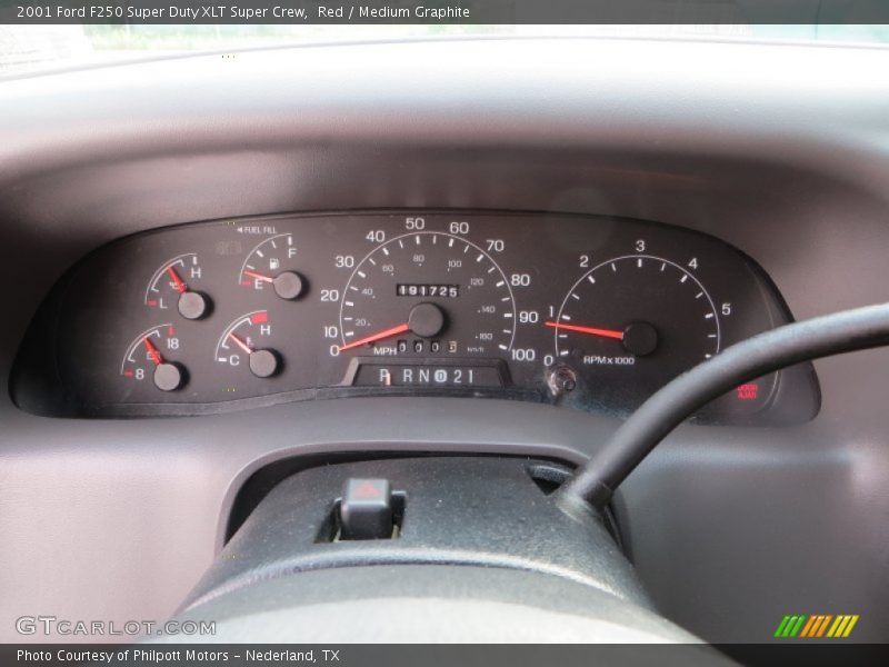  2001 F250 Super Duty XLT Super Crew XLT Super Crew Gauges