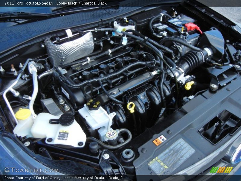 Ebony Black / Charcoal Black 2011 Ford Focus SES Sedan
